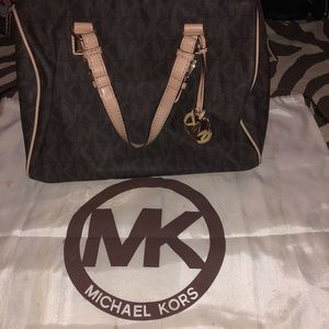 Michael Kors signature large duffle bag
